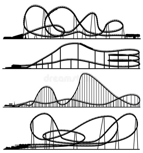 Rollercoaster Drawing, Roller Coaster Drawing, Best Roller Coasters, Coaster Projects, Planet Drawing, Planet Coaster, Art Teaching, Roller Coasters, Parc D'attraction