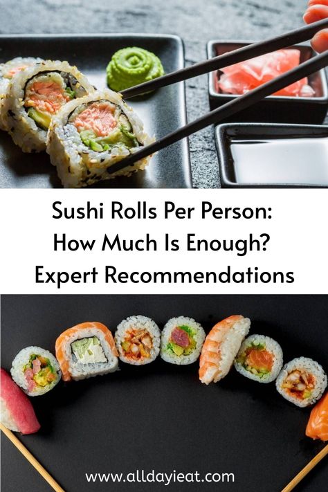 Discover sushi party planning tips: how many rolls per person? Avoid over/under ordering with serving size & appetite considerations. Types Of Sushi Rolls, Different Types Of Sushi, Sushi Ingredients, Sushi Recipes Homemade, Ice Cream Drinks, Types Of Sushi, Sushi Party, Sushi Chef, Sushi Recipes