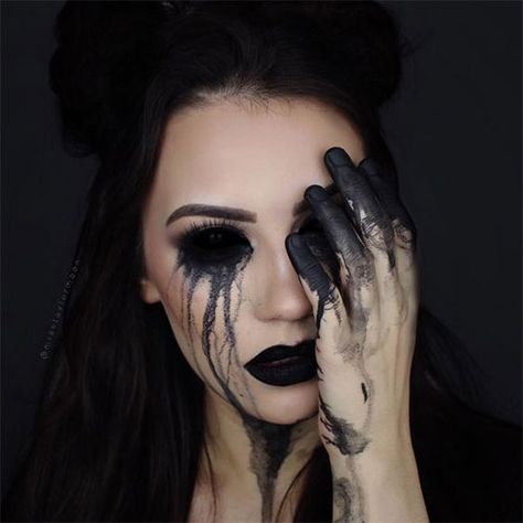 15+ Witch Halloween Makeup Looks, Styles, Ideas & Trends 2019 - Idea Halloween Witch Halloween Makeup, Fantasy Make-up, Halloweenský Makeup, Halloween Make-up Looks, Styles Ideas, Emotional Photography, Sfx Makeup, Halloween Makeup Looks, Halloween Make Up