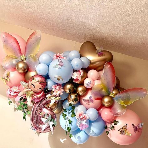 Bermondsey balloons and luxury events on Instagram: "WHY NOT ADD A MATCHING……… Grab and go garland to your order They are perfect for all occasions We can do any theme they are packed with lots of detail and are designed just for you. They add that extra special feature for the wow factor Pop us a DM for more details 💖 . . . . #grabandgogarlands #grabandgogarland #balloongarland #bepokeballoons #wow #fairys #butterflys #girlsballoons #birthday #birthdaygirl #balloons #celebration #persona Grab And Go Garland, Grab And Go Balloons, Fairy Balloon Garland, Grab And Go Balloon Garland, Shop Projects, Party Business, Pop Pop, Balloon Decor, Luxury Event