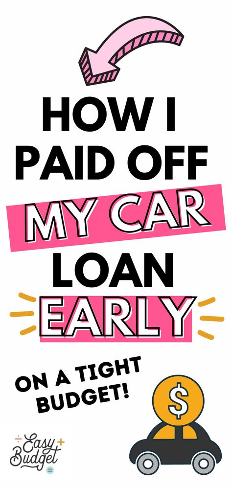 Debt Payoff- How I paid off my car EARLY on a tight budget! Are you ready to pay off your car loan early to lower your overall interest paid? Use these tips to pay off your car loan FAST! Lower your interest and pay off your debt quickly! You will enjoy your car more once your car loan is paid off early!!! #payoffcarloanfast #howtopayoffdebt #debt #debtpayoff #payoffcarloanearlytips How To Pay Off Your Car Loan Fast, Pay Off Loans Fast Tips, Car Note Payoff, Pay Off Car Loan Early Tips, Pay Off Car Loan Fast, Car Loan Payoff Chart, Paying Off Car Loan Faster, Ways To Pay Off Debt Quickly, Paying Debt Off Fast