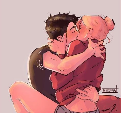 Percy And Annabeth, Percy Jackson Fan Art, Romantic Anime Couples, Percy Jackson Art, Cute Couple Drawings, Percy Jackson Books, Percy Jackson Fandom, Cute Couple Art, Percabeth