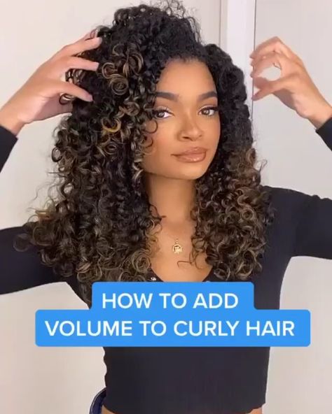 Add Volume To Curly Hair, Curls Products, Hair 101, Hair Clasp, Hair Gift, Hair Affair, Curly Hair Routine, Skin Care Routine Steps, Modern Hairstyles