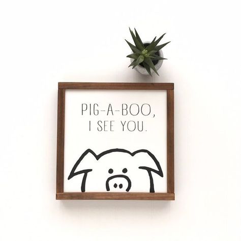 Backyard Pigs, Pig Nursery, Farm Marketing, Pig Kitchen, Do It Yourself Decoration, Farm Nursery, Graduation Signs, Cute Dorm Rooms, Room Transformation