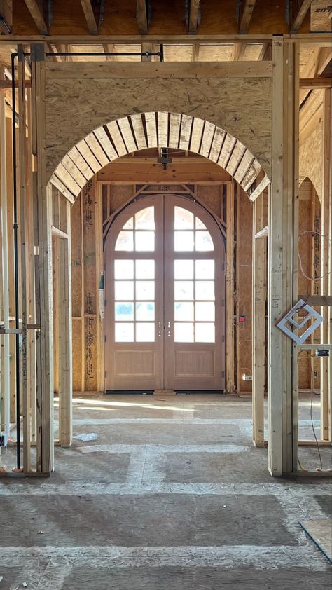 Wood Arch Front Door, Wood Arched Front Door, Large Arched Front Door, Wooden Arch Front Door, Arched Transom Over Front Door, Rounded Double Front Door, Arched Doors Entrance, Arched Wooden Front Door, Double Arched Front Door