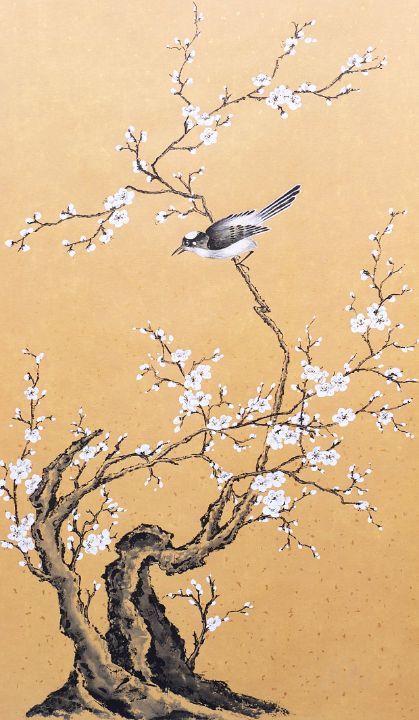 Asian Bedroom Decor, Bird Background, Duck Art, Mediterranean Landscaping, Beauty In Art, Chinese Brush Painting, Asian Painting, Chinese Name, My Gallery