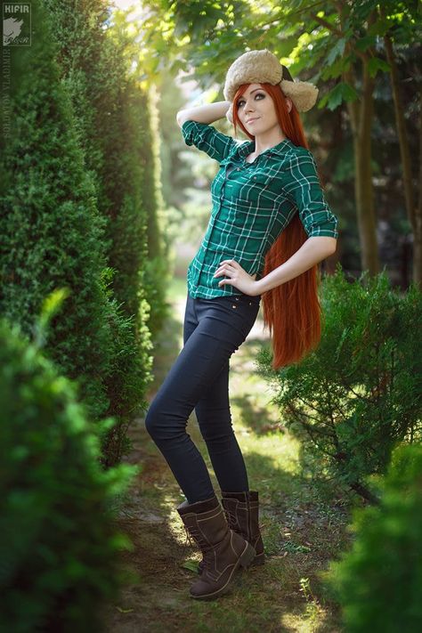 Wendy from Gravity Falls. Simple cosplay, good result... (Wendy z Wodogrzmotów. Prosty cosplay i dobry rezultat...) Gravity Falls Costumes, Gravity Falls Cosplay, Wendy Corduroy, Easy Cosplay, Jessica Nigri, Cosplay Characters, Amazing Cosplay, Cute Cosplay, Manga Cosplay