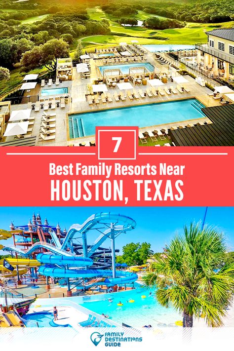 Interested in resorts close to Houston? Tired of ideas about the top resorts in Houston because you’re looking for places to stay that are NEAR Houston? We’re FamilyDestinationsGuide, and we’re here to help: Discover the best resorts near Houston, TX - so you get memories that last a lifetime! #houston #houstonarea #houstonresorts #houstonhotels #houstonplacestostay #resortsnearhouston #houstontravel Resorts In Texas, Vacations In Texas, Texas Resorts, Family Vacations In Texas, Resorts For Kids, Dallas Hotels, Kid Friendly Resorts, Best Family Resorts, Texas Bucket List