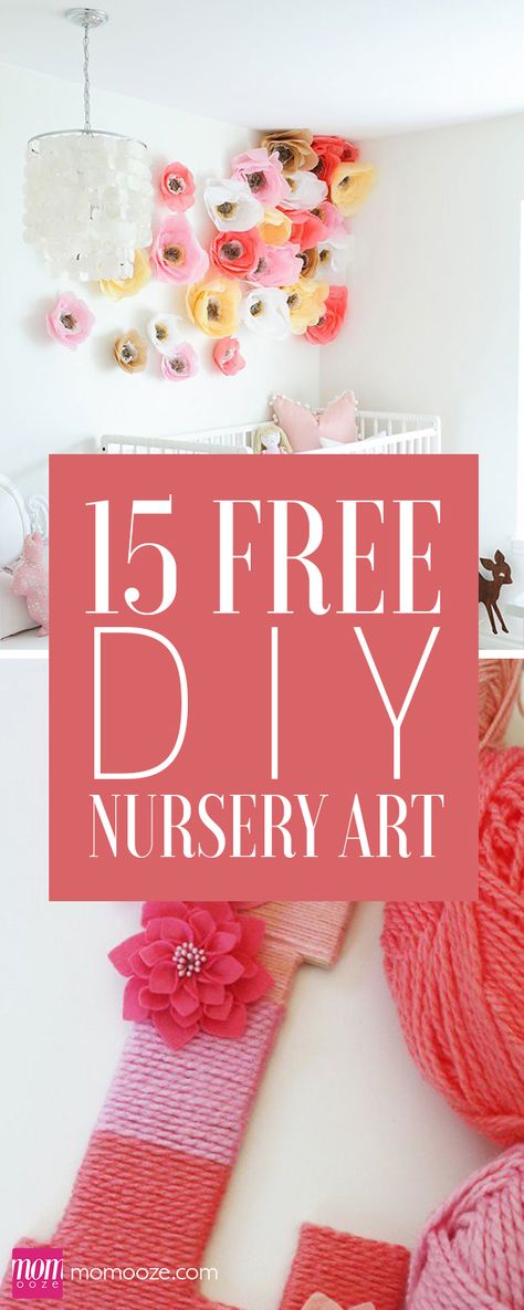 15 Brilliant DIY Projects for your Nursery #nursery #diy #newbaby #babyrooom Nursery Wall Art Ideas, Diy Nursery Wall, Diy Nursery Art, Nursery Diy, Expensive Art, Wall Art Ideas, Foyer Decor, Diy Nursery, Foyer Decorating