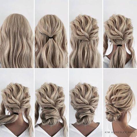 Media Cola, Bridesmaid Hair Tutorial, Wedding Hair Half, Wedding Hairstyles Tutorial, Hoco Hair Styles, Mother Of The Bride Hair, Bridesmaid Hair Updo, Wedding Hair Inspiration, Work Hairstyles