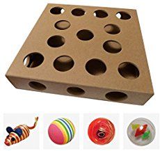 Cat Food Puzzle, Best Kitten Toys, Cat Puzzle Feeder, Food Puzzle, Diy Cat Food, Chat Diy, Homemade Cat Toys, Diy Cat Toys, Cats Diy Projects