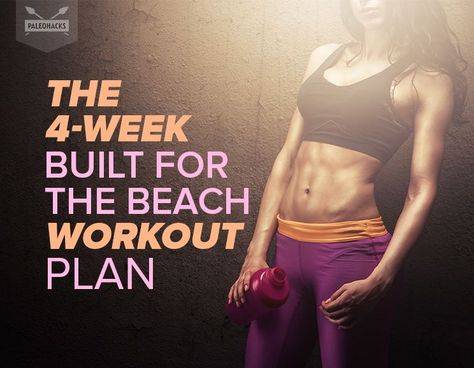 Looking for body transforming results? Start getting results today! Beach Body Workout Plan, Beach Body Challenge, 4 Week Workout Plan, Strength Training Plan, 4 Week Workout, Vacation Workout, Exercise Moves, Beach Workout, Body Makeover