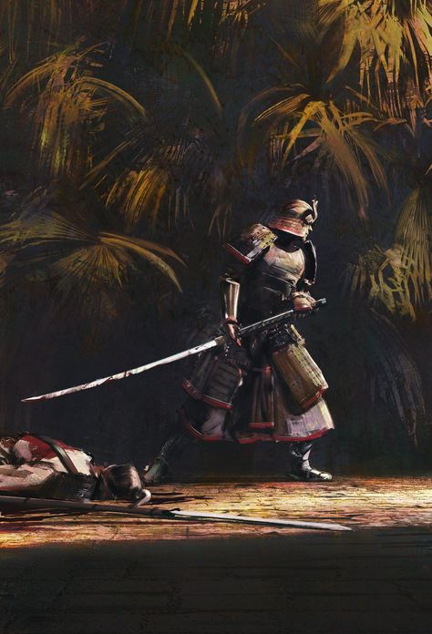 Samurai Duel, Ronin Art, Samurai Artwork, Samurai Armor, Ghost Of Tsushima, Samurai Art, Samurai Warrior, Fantasy Concept Art, Arte Fantasy