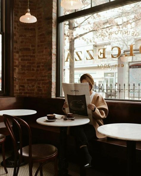 Romanticize Your Life, Coffee Shop Photography, Cozy Coffee Shop, Coffee Shot, Cafe Aesthetic, Coffee Shop Aesthetic, The Everygirl, Cozy Cafe, Small Changes