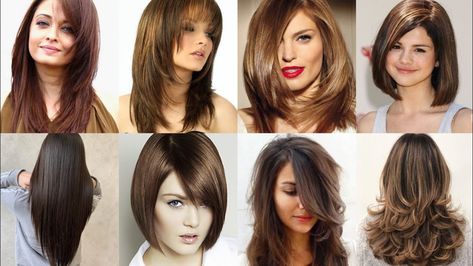 New Trendy Hairstyles, Ladies Hair, Different Hair Types, Girl Haircuts, Braided Hairstyles Updo, Hair Shades, Sleek Hairstyles, Different Hairstyles, Long Hair Cuts