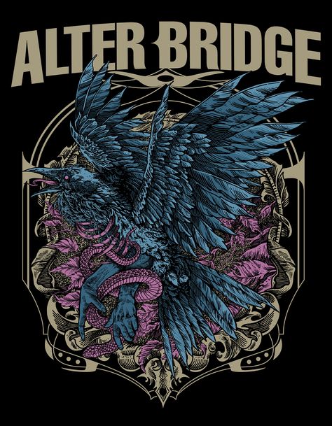 Alter Bridge Logo, Alter Bridge Wallpaper, Alter Bridge Tattoo, Bridge Tattoo, Band Artwork, Beatles Wallpaper, Bridge Wallpaper, Illustration Music, Alter Bridge