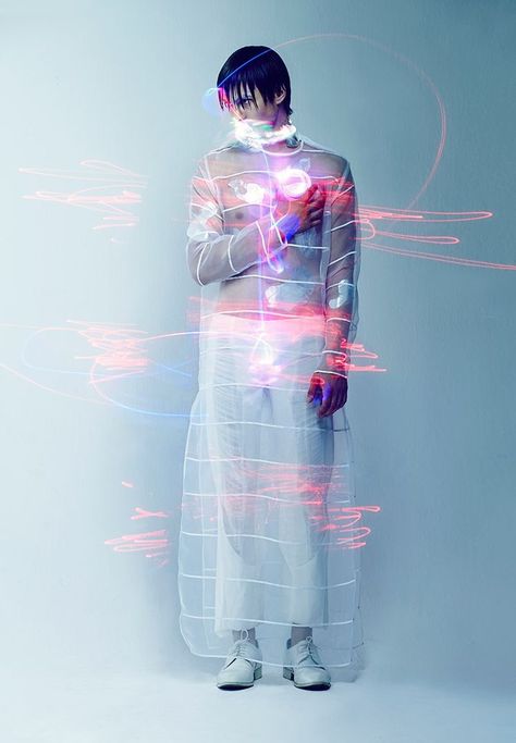 Space Fashion, Future World, Technology Fashion, Futuristic Fashion, Tech Fashion, Future Fashion, Trend Fashion, Light Painting, Art Direction