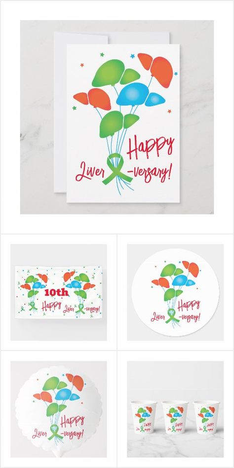 Transplant Anniversary, Balloons Design, 10% Happier, Balloon Design, Live Happy, Sign Poster, Wedding Stationery, Note Pad, Original Designs