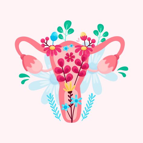 Uterus Art, Female Reproductive System, Hand Drawn Type, Tumblr Stickers, Clinic Design, Sacred Feminine, Reproductive System, Feminist Art, Character Poses