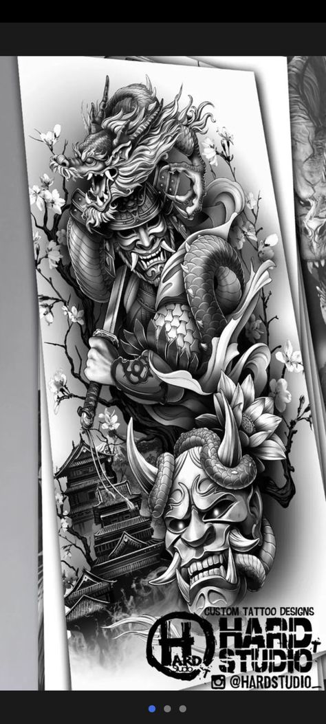 Samurai Mask Tattoo, Meeting Celebrities, Japanese Warrior Tattoo, Japanese Hand Tattoos, Half Sleeve Tattoos Sketches, Samurai Tattoo Sleeve, Japanese Leg Tattoo, Samurai Warrior Tattoo, Japanese Tattoos For Men