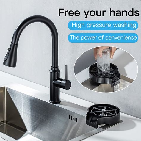 Cup Rinser On Sink, Kitchen Sink With Glass Rinser, Kitchen Sink With Cup Rinser, Sink Cup Rinser, Kitchen Sink Faucet Placement, Kitchen Sink Bottle Cleaner, Kitchen Sink With Water Filter Faucet, Bar Sink With Glass Rinser, Log Cabin Kitchen