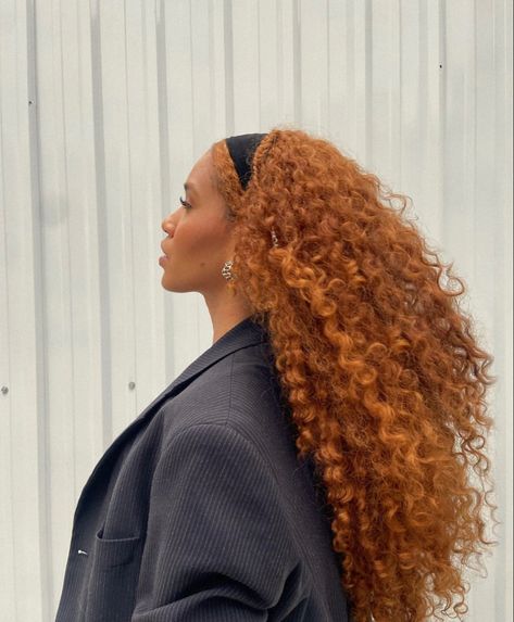 Curly Ginger Hair, Red Curly Hair, Ginger Hair Color, Curly Hair Inspiration, Hair Laid, Hair Crush, Hair Inspo Color, Hair Envy, Ginger Hair