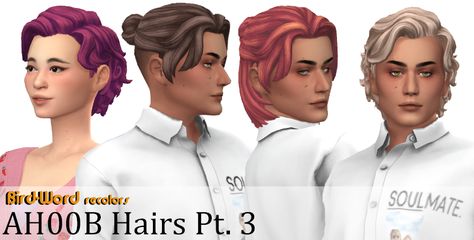 Sims 4 Undercut, S4cc Male, Maxis Match Cc, Mod Hair, Cc Folder, Cc Mods, Male Hair, Los Sims, Sims Hair