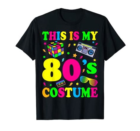 Full Guide on Throwing the Most Rad 80s Party 2000s Costume, Retro Party Outfit, 80's Costume, 70s Costume, 80s Costume, Costume Shirts, Retro Party, Fancy Dresses Party, T Shirt Costumes