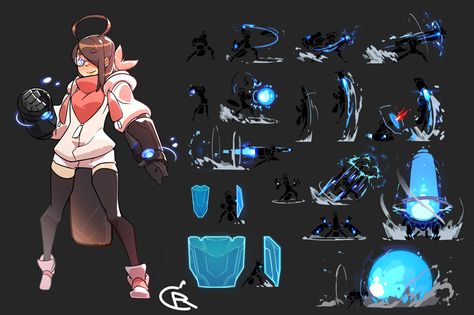 ArtStation - Punchs + FXs , Requin Cobalt Power Ideas, Powers Art, Power Design, Super Powers Art, Magic Design, Yeah Yeah, Character Poses, Magic Art, Character Design References