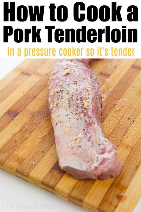 Smithfield Pork Tenderloin, Tenderloin Slow Cooker, Pork Tenderloin Slow Cooker, French Onion Gravy, Instant Pot Pork Tenderloin Recipe, Pressure Cooker Pork Chops, Instant Pot Pork Tenderloin, Pressure Cooker Pork, Slow Cooker Pork Tenderloin