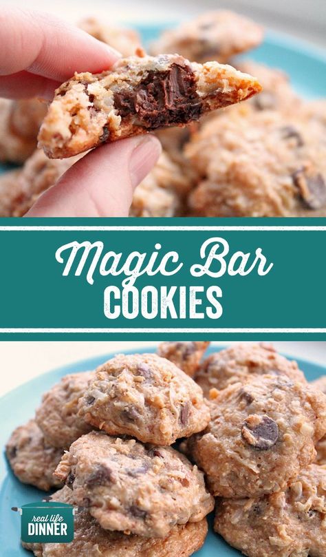 Dolly Bars, Hello Dolly Bars, Magic Cookie Bars, Magic Bars, Homemade Snickers, Cookies Brownies, Delicious Magazine, Chocolate Heaven, Easy No Bake Desserts