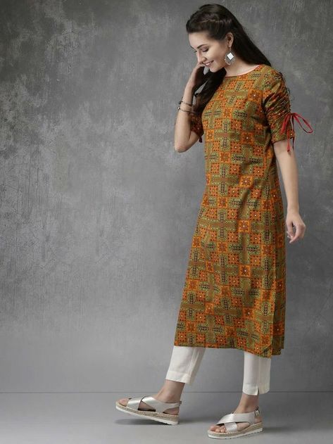 Dress Pattern Free, Kurti Sleeves, Simple Kurta, Indian Kurti Designs, Kurti Sleeves Design, Simple Kurti, Indian Kurti, Simple Kurta Designs, Designer Kurti Patterns