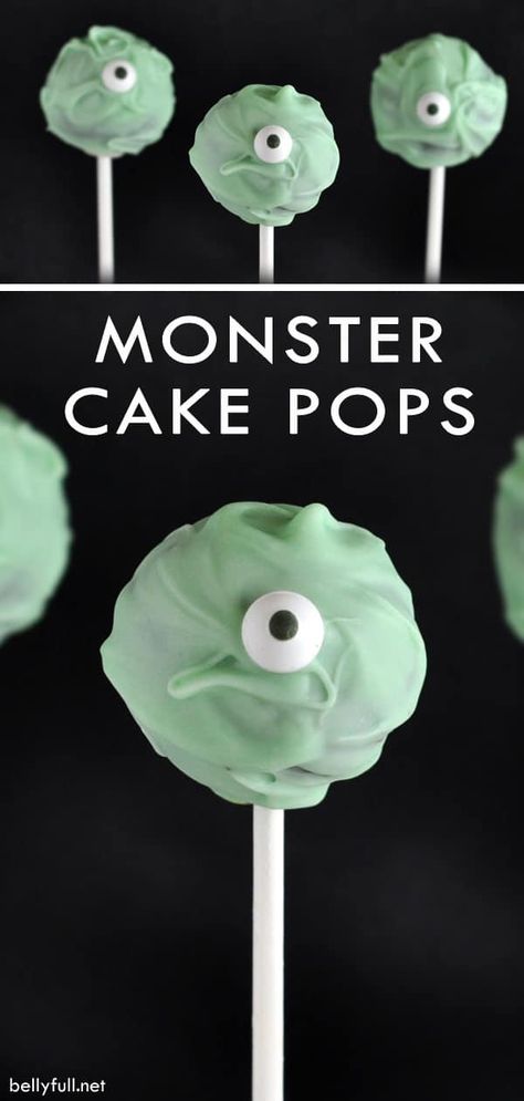 Monster Treats For Birthday, Monster Cake Balls, Eyeball Cake Pops, Monster Cake Pops, Halloween Cakes Easy, Perfect Cake Pops, Decorating Desserts, Monster Treats, Zombie Cake