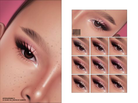 Mod Eyeshadow, Mods Sims 4, Lotes The Sims 4, Sims 4 Cc Eyes, Sims 4 Tsr, Sims 4 Challenges, Sims 4 Cas Mods, The Sims 4 Skin, Makeup Cc