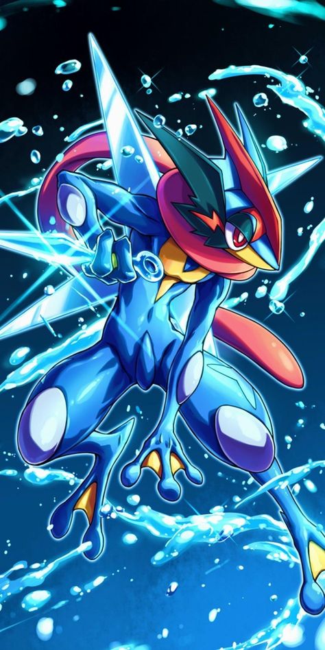 Ash Greninja Wallpaper, Greninja Wallpaper, Pokemon Greninja, Ash Greninja, Pokemon Anime Characters, Pokemon Vs Digimon, Pokemon Ash And Misty, Pokemon Photo, Pokemon Sketch