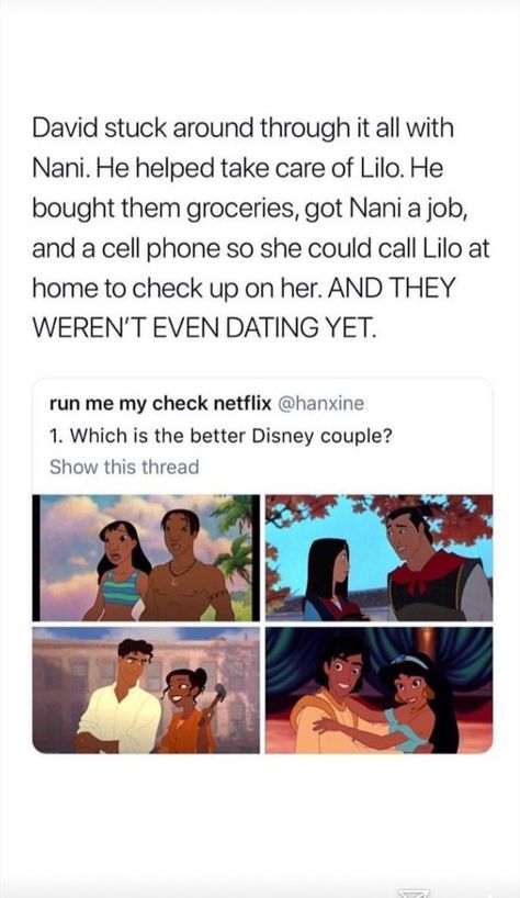 i mean i disagree i like naveen and tiana BUT DAVID AND NANI ARE SUCH A CLOSE SECOND HOLY SHIT Tiana X Naveen Fan Art, Tiana And Naveen Fan Art, Nani And David, Naveen And Tiana, Tiana And Naveen, Disney Theory, Disney Characters Videos, Disney Nerd, Ohana Means Family