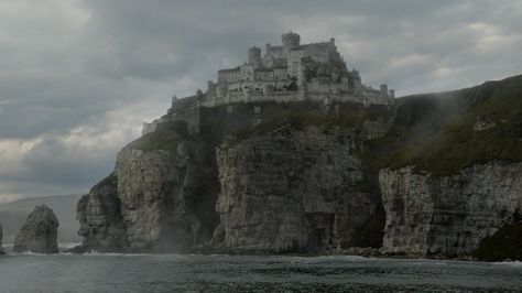 Casterly Rock is the ancestral stronghold of House Lannister. It is located on the Western coast of Westeros on a rocky promontory overlooking the Sunset Sea. It overlooks the major city of Lannisport. A major goldmine is located under Casterly Rock. It is one of the most productive in the realm and provides House Lannister with their wealth. According to tradition, the castle was originally held by the House Casterly, the old Kings of the Rock. They were hoodwinked into giving the Rock to...... Game Of Thrones Castles, Casterly Rock, Game Of Thrones Prequel, Ned Stark, Cersei Lannister, She Wolf, Sunset Sea, Game Of Thrones Fans, Historical Books