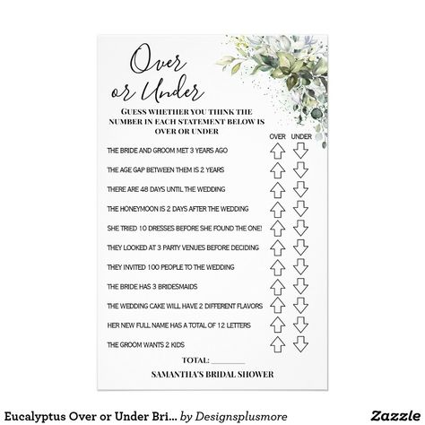 Custom Flyers, Wedding Shower Games, Succulent Wedding, Bridal Shower Game, Party Venues, Game Card, Greenery Wedding, Bridal Shower Games, Grand Opening