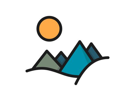 Mountain Icon Instagram Highlight, Divider Doodles, Mini Drawings Easy, Instagram Divider, Highlight Icons Instagram, Mountain Drawing, Instagram Cool, Icons Instagram, Instagram Background