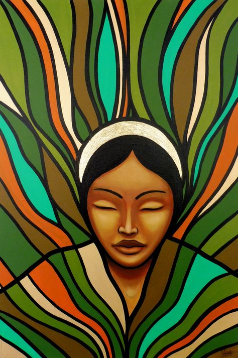 Liferise by Aaron Paquette kK Art Classroom Organization, Kingfisher Art, Native American Paintings, Colors And Emotions, Z Arts, Rock Painting Designs, Arte Popular, Indigenous Art, Girls Cartoon Art