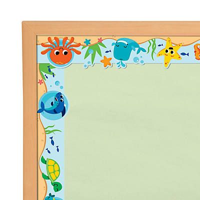 Under The Sea Bulletin Board, Sea Bulletin Board, Ocean Classroom, Welcome Students, Bulletin Board Borders, Star Students, Teaching Supplies, Under The Sea Theme, Classroom Supplies