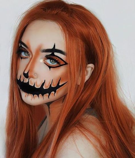 Halloween Makeup Ideas For Women, Maquillage Halloween Simple, Halloweenský Makeup, Holloween Makeup, Creepy Makeup, Cute Halloween Makeup, Halloween Makeup Diy, Halloween Beauty, Halloween Makeup Ideas