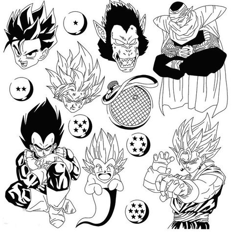 Ignorant Tattoos, Dbz Tattoo, Dbz Dragon, Stick Tattoo, Ball Tattoo, Z Tattoo, Dragon Ball Tattoo, Human Body Art, Manga Tattoo