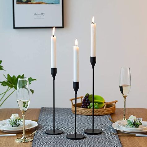 Black Candle Stick Holders, Black Candlestick Holders, Black Candle Holder, Black Candlesticks, Silver Candle Holders, Black Candle Holders, Tall Candlesticks, Bulk Candles, Black Candle