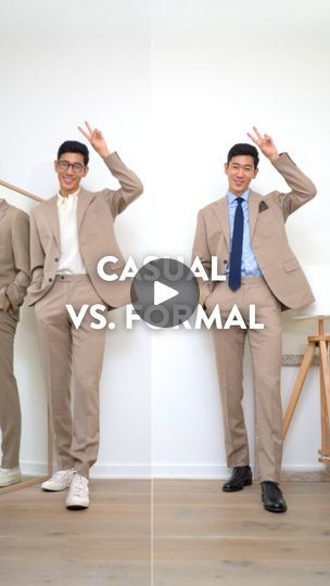 85K views · 5.2K reactions | Casual vs Formal Suiting 👔  Always a sucker for a nice tan suit. I’m feeling the monochromatic casual suiting on this one but a nice crisp blue shirt pairs pretty well with the tan suit.   Which style are you leaning towards? Casual or formal? — Suit: @paulstuartny | @powerdigitalpr Polo: @akashi_kama Shirt: @uniqlousa  #mensfashion #menssuits #menssuitstyling #casualsuiting #formalsuiting #paulstuartny #suitstyle #tansuit | Jeff Yamazaki | Tommy Richman · MILLION DOLLAR BABY Tan Suit Blue Shirt, Tommy Richman, Million Dollar Baby, Tan Suit, Best Tan, Formal Suit, Men’s Suits, Suit Style, Formal Suits