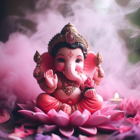 Ganesh Sankashti Chaturthi Wishes, Ganpati Bappa Wallpapers, Ganpati Bappa Photo, Ganesh Art Paintings, Hanuman Hd Wallpaper, Shri Ganesh Images, Indian Illustration, Baby Ganesha, Ganesh Wallpaper