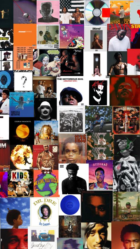 Album Wallpaper, Album Covers, Rap, Hip Hop, Collage, Black