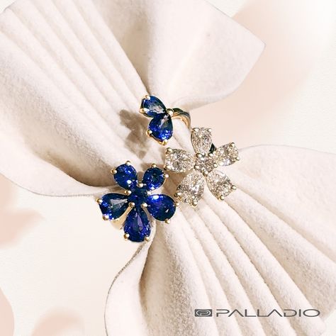 This exquisite cocktail ring, blooming with deep blue petals and sparkling diamond accents, is a tribute to the season's transformation. Contact PALLADIO to custom design your dream jewellery piece. Sparkling Diamond, Diamond Cocktail Rings, Sparkle Diamonds, Cocktail Ring, Cocktail Rings, Deep Blue, Muse, The Conversation, Carry On