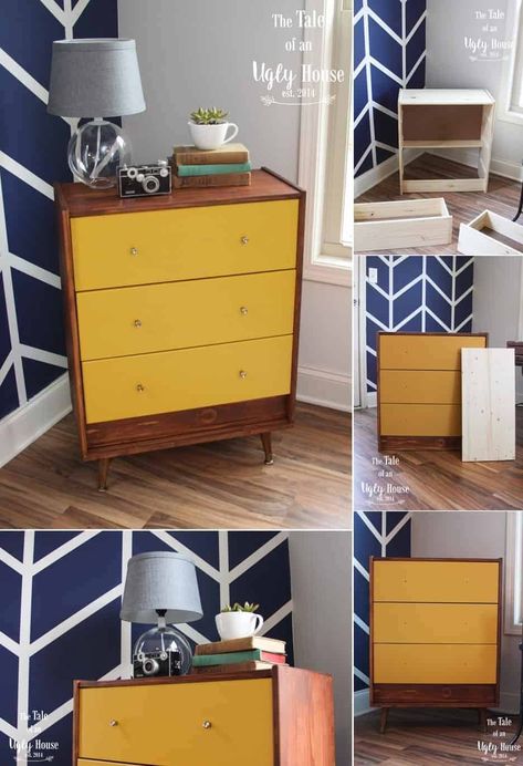 19 IKEA Rast Nighstand Hack - Remodel Or Move Ikea Rast Hack Nightstand, Rast Nightstand, Ikea Rast Nightstand, Ikea Rast Makeover, Unusual Bedside Tables, Nightstand Hack, Ikea Furniture Makeover, Ikea Nightstand, Ikea Rast Hack