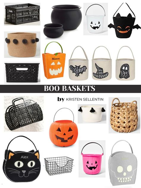 Boo Basket Ideas Kids, Adult Boo Basket, Diy Halloween Gifts, Boo Basket Ideas, Boo Party, Spooky Basket, Dating Anniversary Gifts, Baskets For Kids, Halloween Gift Baskets